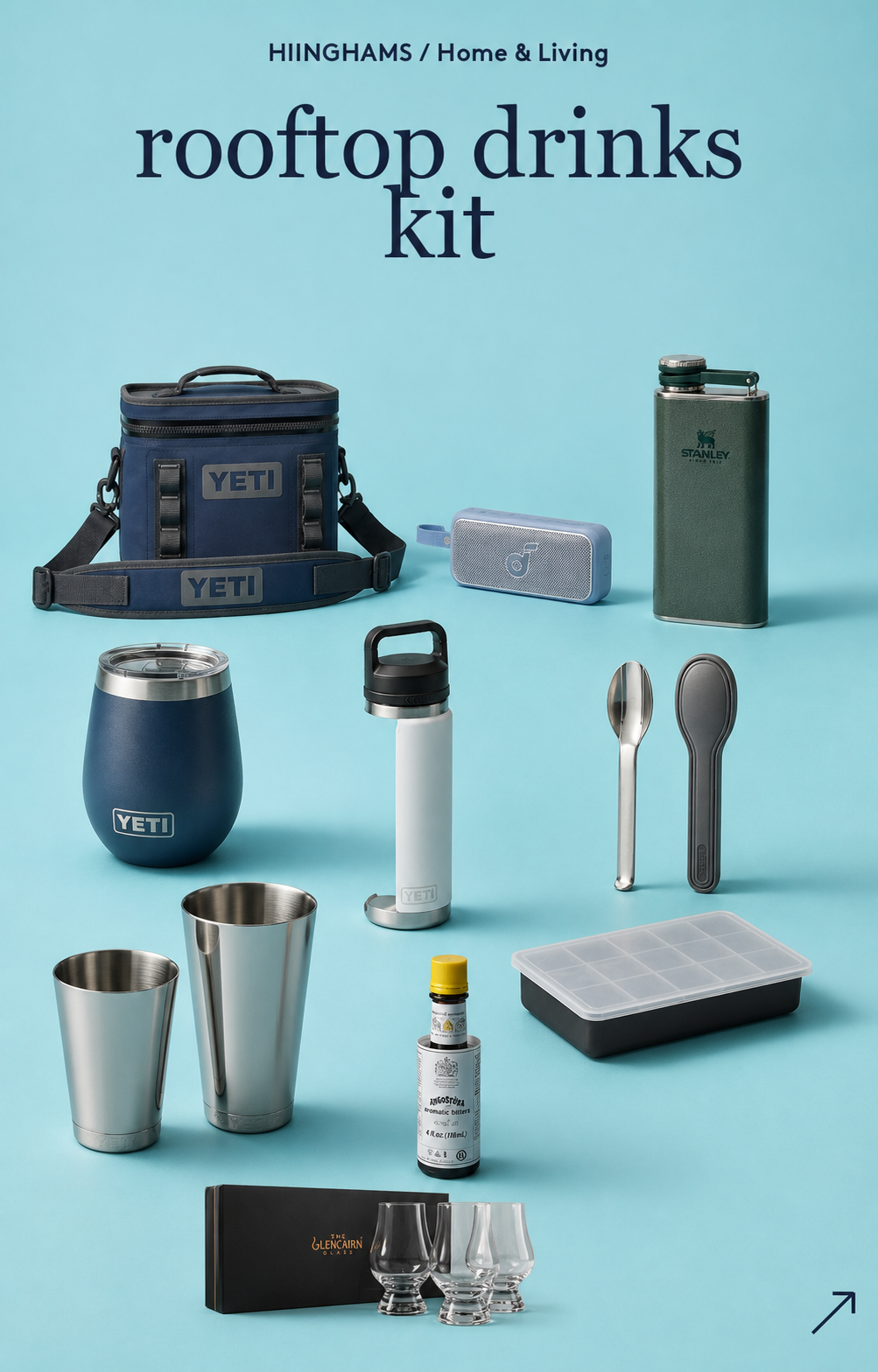 Rooftop drinks kit